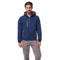 Chaqueta de trabajo Multibolsillos Capucha desmontable Soft-Shell Logica NORDIC1-L 2