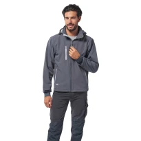 Chaqueta de trabajo Multibolsillos Capucha desmontable Soft-Shell Logica NORDIC1-L