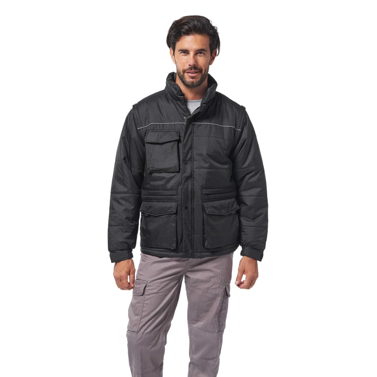 Chaqueta de trabajo Logica Multibolsillos Mangas desmontables BALTIC1