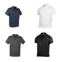 Polo de trabajo de mangas cortas Logica 100% Algodón SOLARIS/1-L