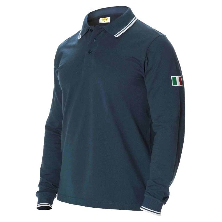 Polo de trabajo de mangas largas Logica 100% Algodón RALF1-L