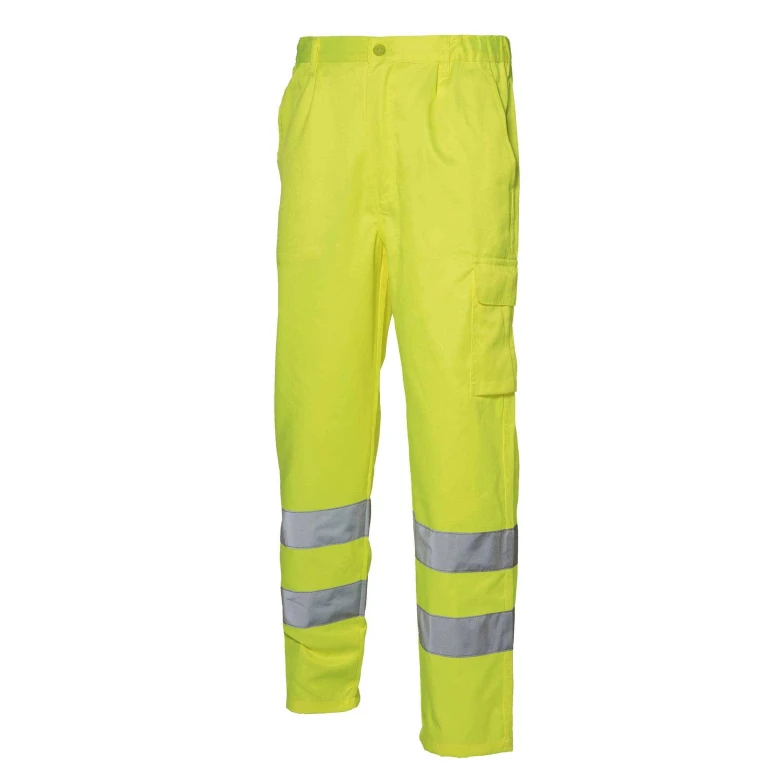Pantalón de trabajo Multibolsillos Alta Visibilidad Logica 830PILHVT/G-L