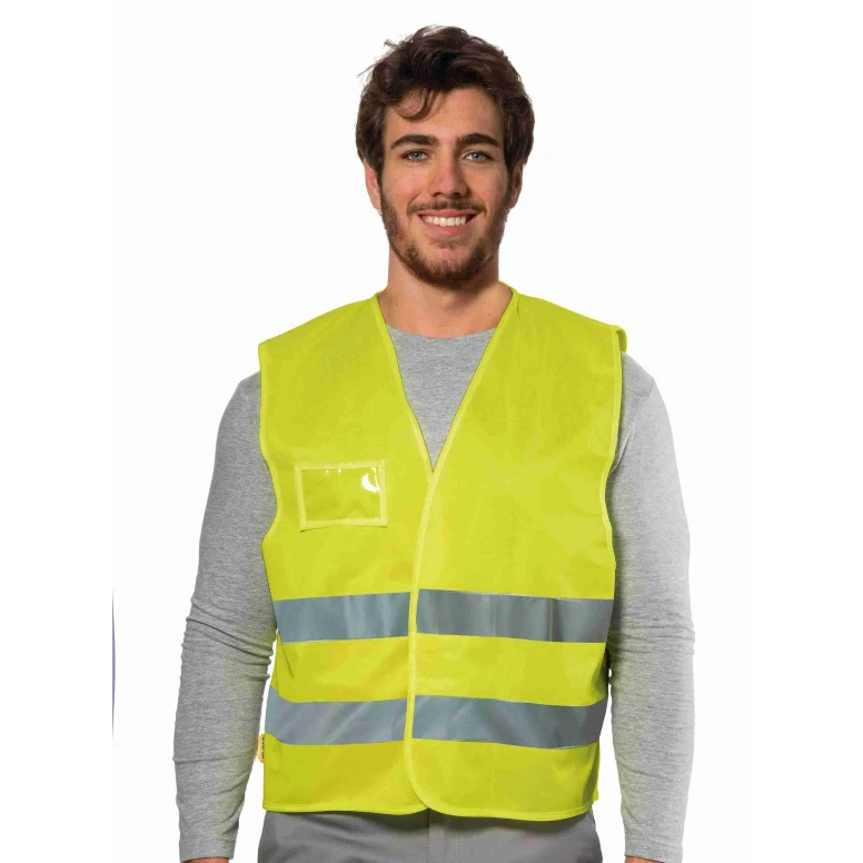 Chaleco de trabajo Alta Visibilidad Logica HV014/G