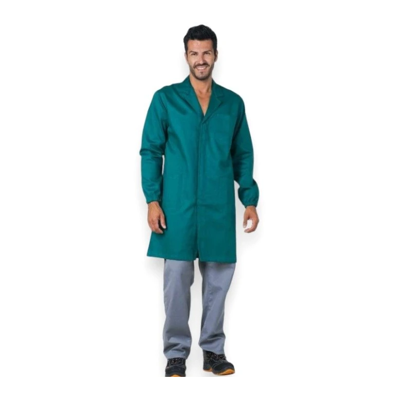 Bata de trabajo 100% Algodón Massaua Logica 9100VERDE-L