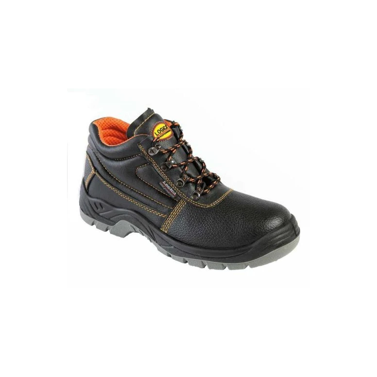 Zapatos de seguridad altos Cuero negro Logica S3 SRC ST32-44