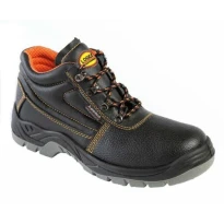 Zapatos de seguridad altos Cuero negro Logica S3 SRC ST32-44