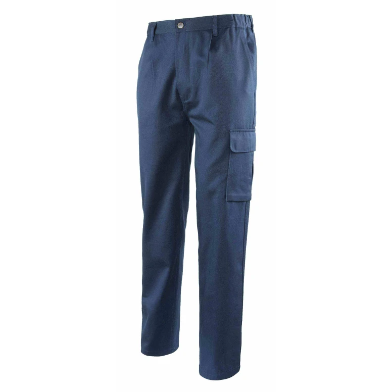 Pantalón de trabajo Multibolsillos 100% Algodón Logica 9030BLU-L