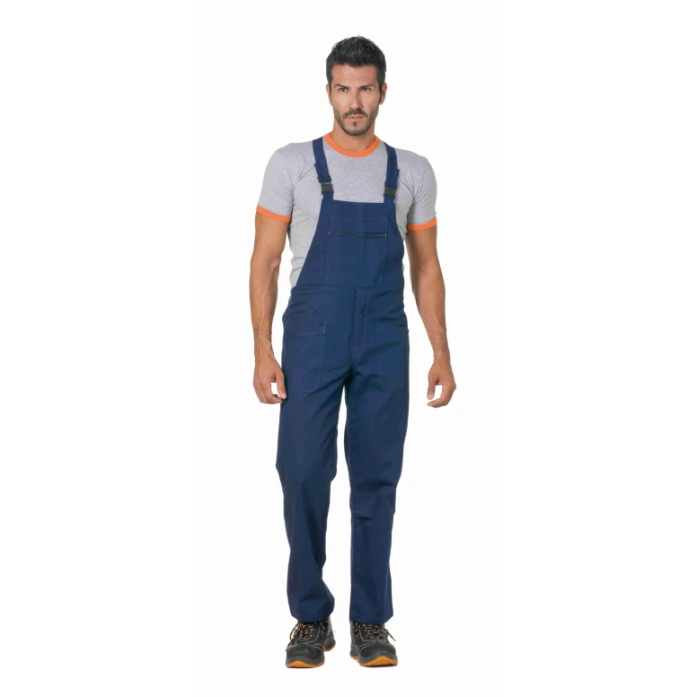 Peto de trabajo Multibolsillos 100% Algodón Logica 9035BLU-L