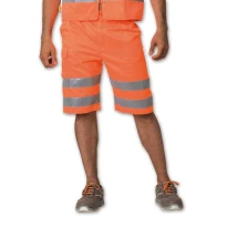 Bermuda de trabajo de verano Multibolsillos Alta Visibilidad Logica BERM/HVT-L