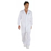 Bata de trabajo 100% Algodón Hccp Multibolsillos Logica 812050