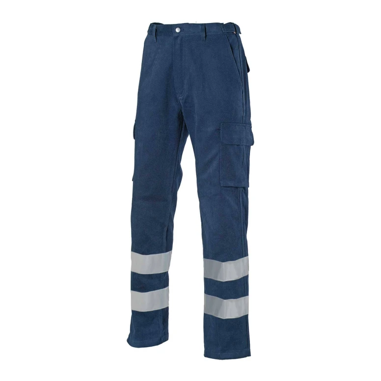 Pantalón de trabajo 100% Algodón Alta Visibilidad Multibolsillos Logica 8030K4AID-L