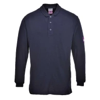 Polo de trabajo de mangas largas Ignífugo Antistatica Logica FR10-L