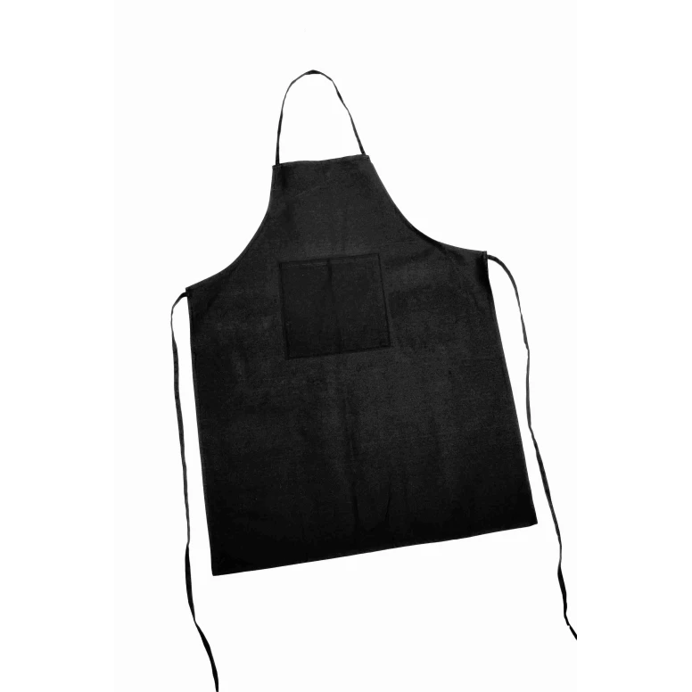 Delantal de trabajo 100% Algodón 70X90 con bolsillo Logica 55NERO