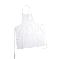 Delantal de trabajo 100% Algodón 70X90 sin bolsillo Logica 55WHITE