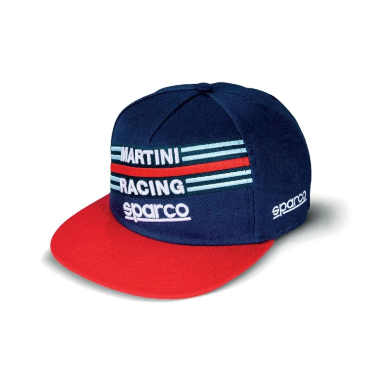 Gorra con visera Sparco Flat Visor Cap Martini Racing 01283