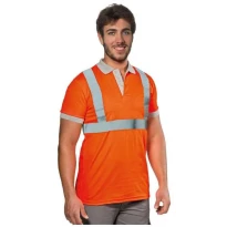 Chaleco de trabajo Alta Visibilidad de verano Logica POLOREFLEX/A-L