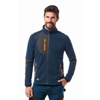 Micropolar de trabajo Stretch con cremallera larga Multibolsillos Logica MADEIRA1-L