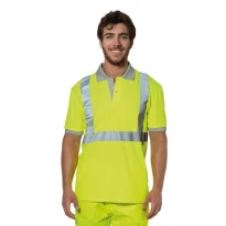 Camiseta de trabajo Alta Visibilidad cool dry de manga corta Logica GIROHV/G-L