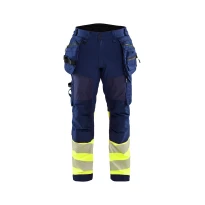 Pantalón de trabajo Alta Visibilidad Stretch Impermeable Multibolsillos Blaklader Softshell 182125138933C50