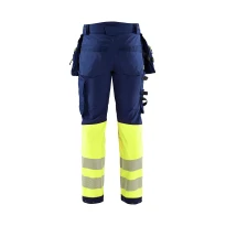 Pantalón de trabajo Alta Visibilidad Stretch Impermeable Multibolsillos Blaklader Softshell 182125138933C50 2