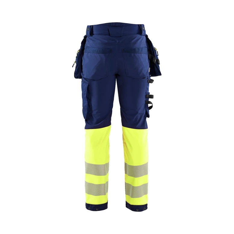 Pantalón de trabajo Alta Visibilidad Stretch Impermeable Multibolsillos Blaklader Softshell 182125138933C50