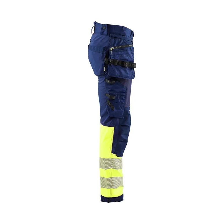 Pantalón de trabajo Alta Visibilidad Stretch Impermeable Multibolsillos Blaklader Softshell 182125138933C50