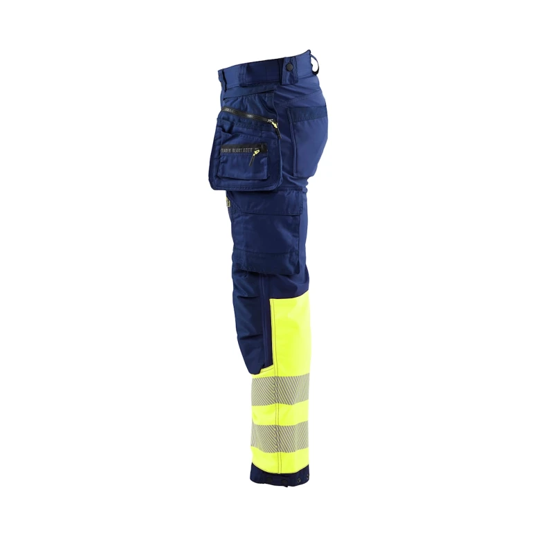 Pantalón de trabajo Alta Visibilidad Stretch Impermeable Multibolsillos Blaklader Softshell 182125138933C50