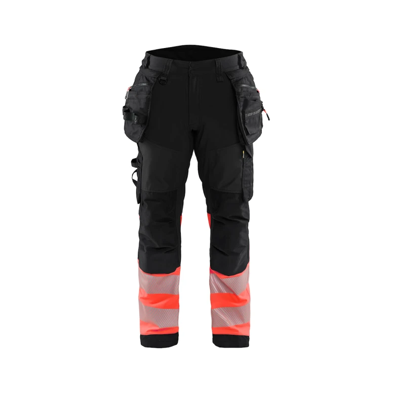 Pantalón de trabajo Alta Visibilidad Stretch Impermeable Multibolsillos Blaklader Softshell 182125138933C50