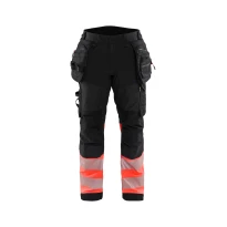 Pantalón de trabajo Alta Visibilidad Stretch Impermeable Multibolsillos Blaklader Softshell 182125138933C50