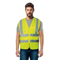 Chaleco de trabajo Alta Visibilidad Logica HV015/G-L