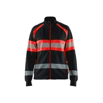Sudadera de trabajo Blaklader Alta Visibilidad 100% Algodón Mujer cremallera completa 350511588933M 2