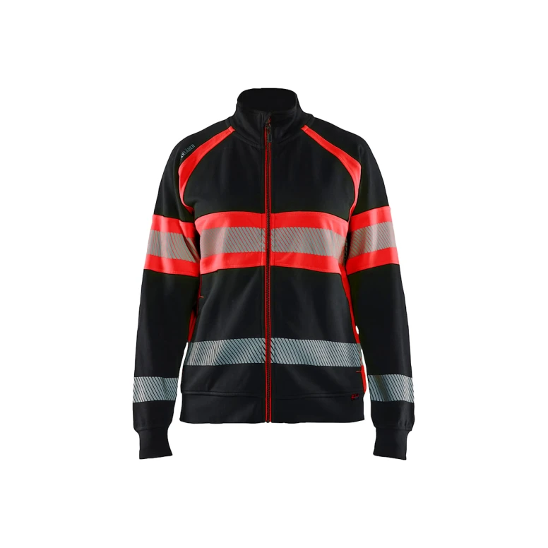 Sudadera de trabajo Blaklader Alta Visibilidad 100% Algodón Mujer cremallera completa 350511588933M