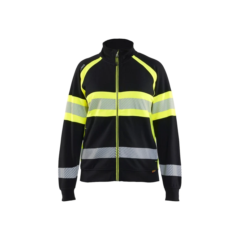 Sudadera de trabajo Blaklader Alta Visibilidad 100% Algodón Mujer cremallera completa 350511588933M