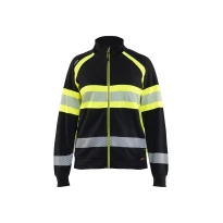 Sudadera de trabajo Blaklader Alta Visibilidad 100% Algodón Mujer cremallera completa 350511588933M