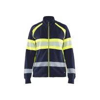 Sudadera de trabajo Blaklader Alta Visibilidad 100% Algodón Mujer cremallera completa 350511588933M