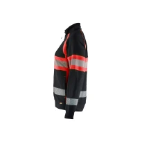 Sudadera de trabajo Blaklader Alta Visibilidad 100% Algodón Mujer cremallera completa 350511588933M