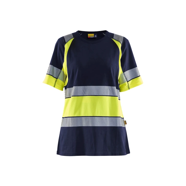 Camiseta de trabajo Alta Visibilidad Blaklader 100% Algodón Mangas cortas Mujer 341010308833L