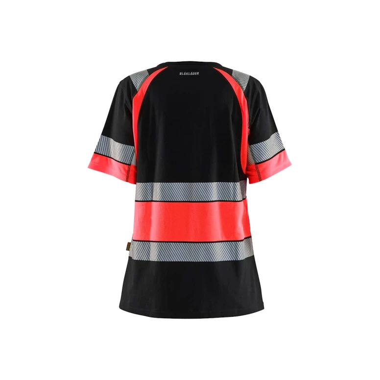Camiseta de trabajo Alta Visibilidad Blaklader 100% Algodón Mangas cortas Mujer 341010308833L