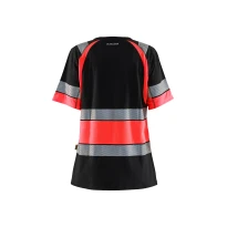 Camiseta de trabajo Alta Visibilidad Blaklader 100% Algodón Mangas cortas Mujer 341010308833L