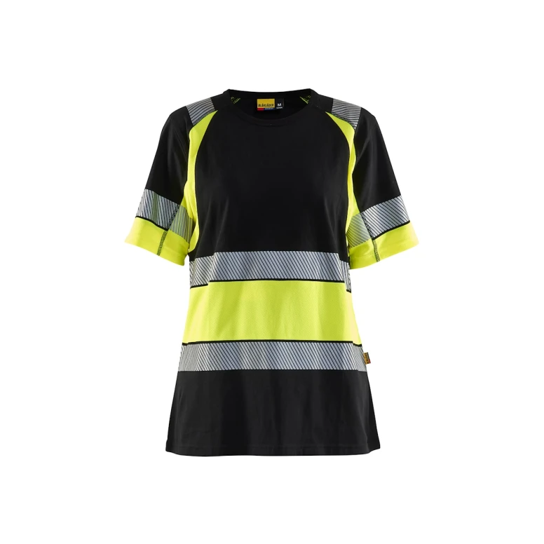 Camiseta de trabajo Alta Visibilidad Blaklader 100% Algodón Mangas cortas Mujer 341010308833L