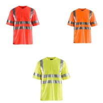 Camiseta de trabajo Alta Visibilidad Blaklader Mangas cortas 341310093300L