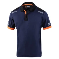 Liquidación total - Polo de trabajo Sparco Tech 02415 Talla XL negro celeste