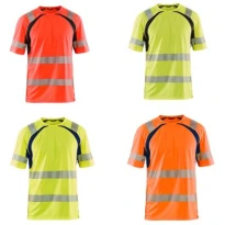 Camiseta de trabajo Alta Visibilidad Blaklader protección contra los rayos UV Mangas cortas 339710133389L