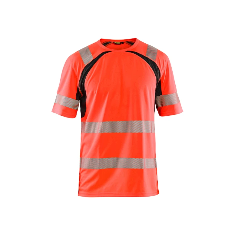 Camiseta de trabajo Alta Visibilidad Blaklader protección contra los rayos UV Mangas cortas 339710133389L