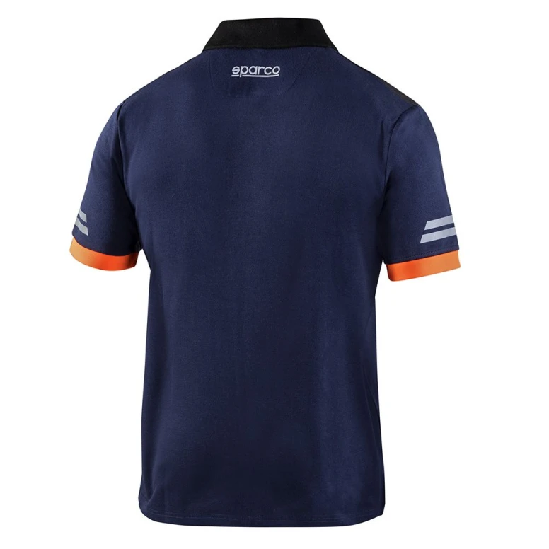 Liquidación total - Polo de trabajo Sparco Tech 02415 Talla XL negro celeste