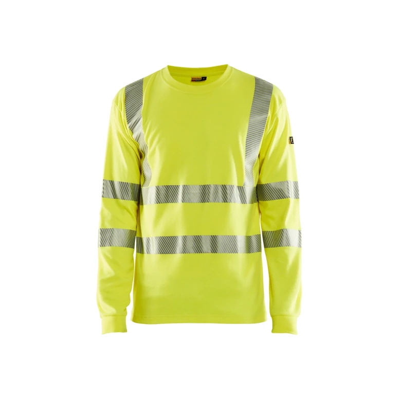 Camiseta de trabajo Mangas largas Alta Visibilidad Blaklader multinorma ignífugo antiestático 348117613300L