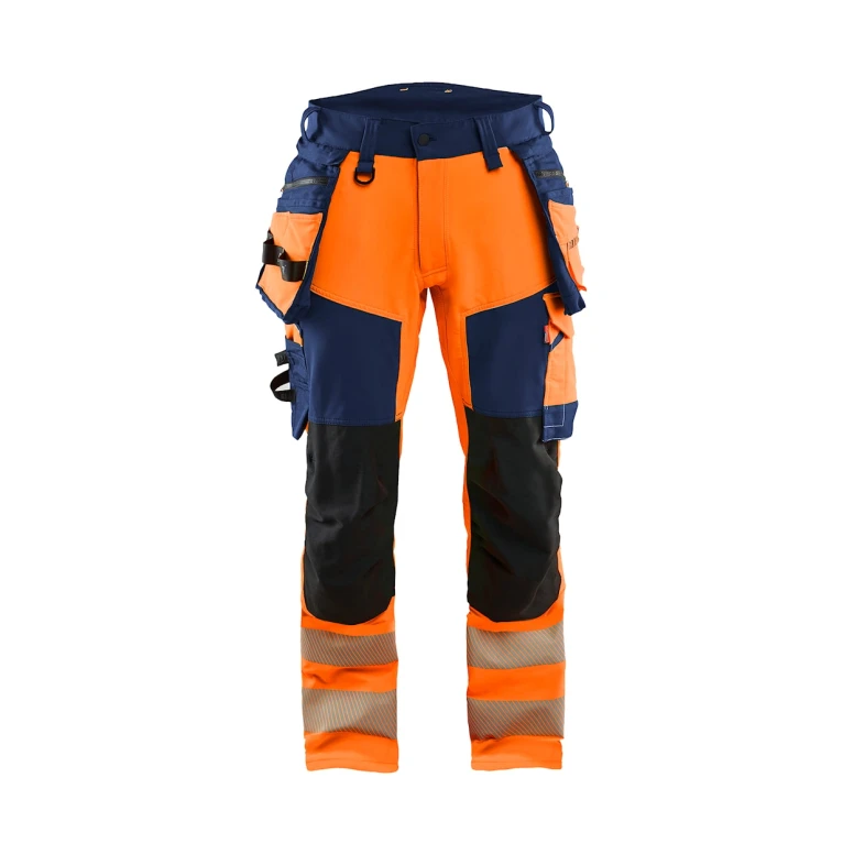 Pantalón de trabajo Alta Visibilidad Multibolsillos Stretch Blaklader High VIS stretch 4-VIE 112216483389C50
