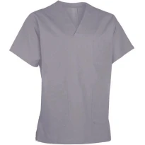 Blusa de trabajo 100% Tela de algodón Multibolsillos de mangas cortas Logica 7050Z2-L