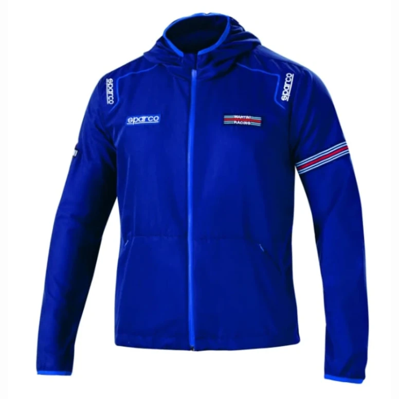 Chaqueta de trabajo Sparco WILSON en tejido antiviento y repelente al agua Martini Racing