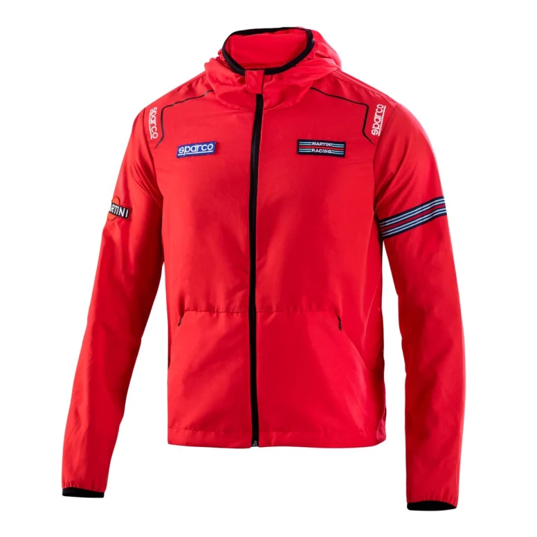 Chaqueta de trabajo Sparco WILSON en tejido antiviento y repelente al agua Martini Racing